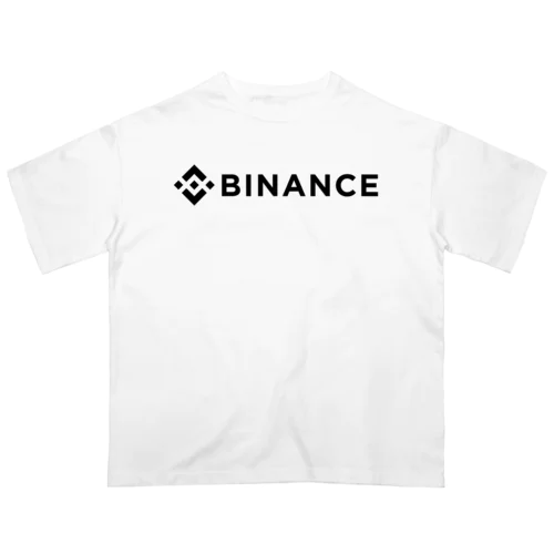 BINANCE-バイナンス- 黒ロゴ オーバーサイズTシャツ