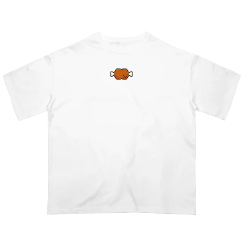 まんが肉　ドット絵 オーバーサイズTシャツ