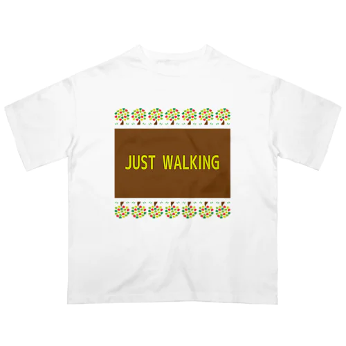 JUST WALKING オーバーサイズTシャツ