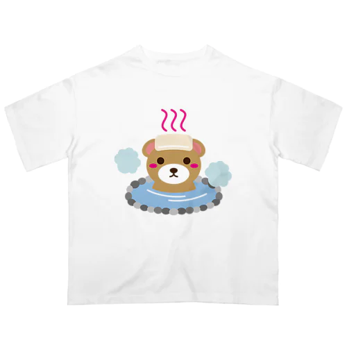 温泉クマ オーバーサイズTシャツ