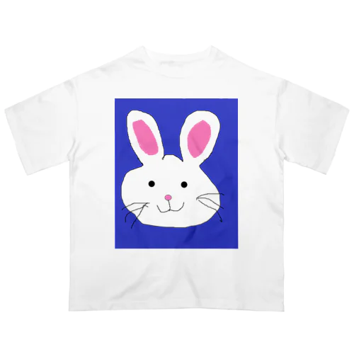 てがきうさぎ オーバーサイズTシャツ