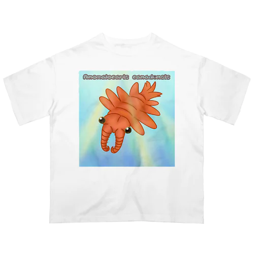 アノマロカリスの遊泳 オーバーサイズTシャツ