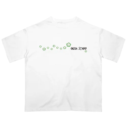 OKRA STAMP Oversized T-Shirt