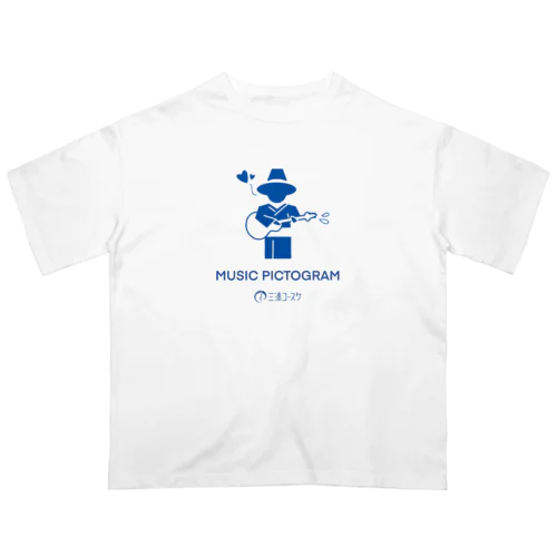 ミュージックピクトグラムグッズ Oversized T-Shirt