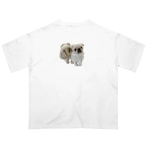 ペキニーズ犬　すもも&こむぎ オーバーサイズTシャツ