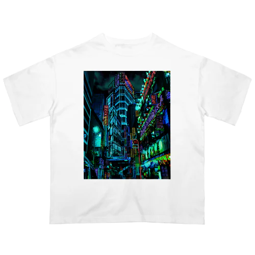 cyberpunk  tokyo オーバーサイズTシャツ