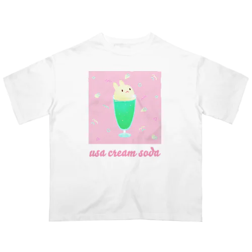 うさクリームソーダ オーバーサイズTシャツ