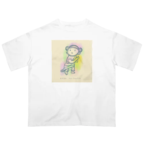 ゆる仏画「善財童子」 オーバーサイズTシャツ