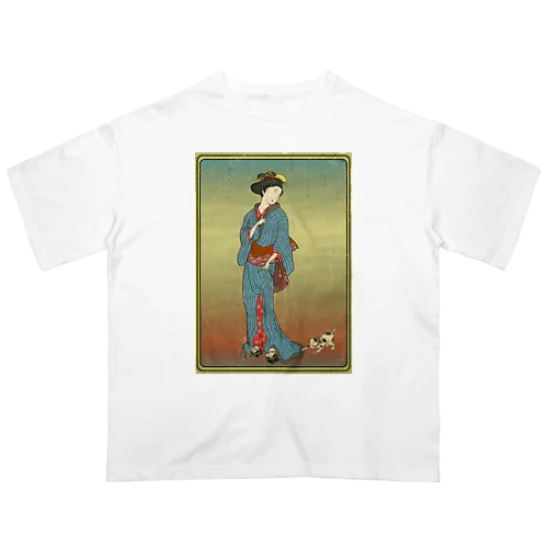 "美人画" 1-#1 オーバーサイズTシャツ