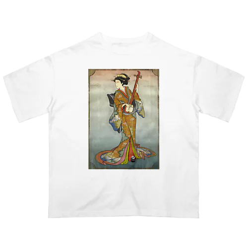 "美人画" 2-#1 オーバーサイズTシャツ