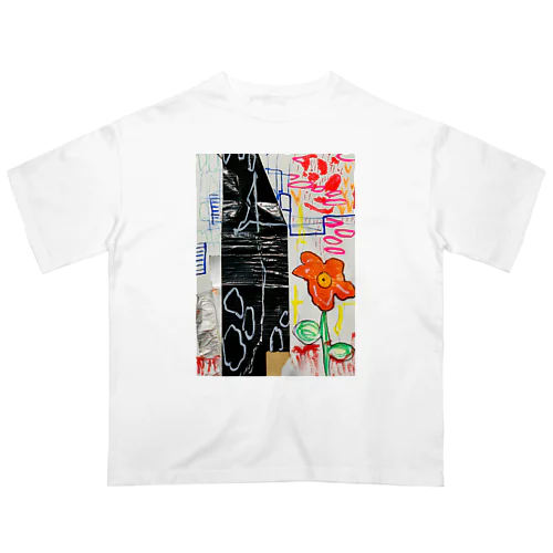 drawing「おはな」 オーバーサイズTシャツ