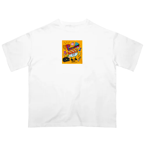 ハンバーガーくん Oversized T-Shirt
