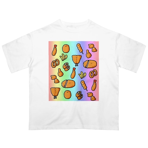 プレミアムフライデー レインボー Oversized T-Shirt
