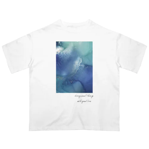 海(文字入り) オーバーサイズTシャツ