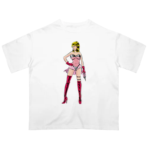 宇宙戦士ガール Oversized T-Shirt