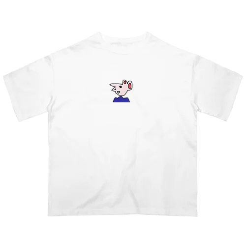 愛想笑いねずみ Oversized T-Shirt