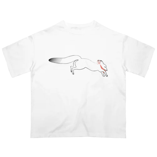 狐の手毬唄-鳥居狛狐壱- Oversized T-Shirt