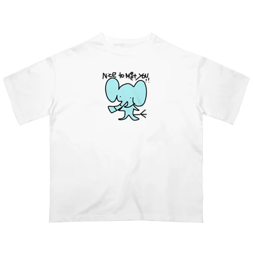 はじめましてだぞうさん オーバーサイズTシャツ