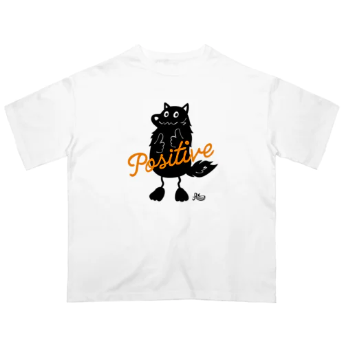 ポジティブ犬 オーバーサイズTシャツ