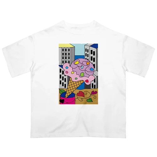 アイスクリーム Oversized T-Shirt