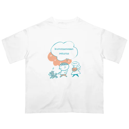 くろまめさんリターンズ オーバーサイズTシャツ