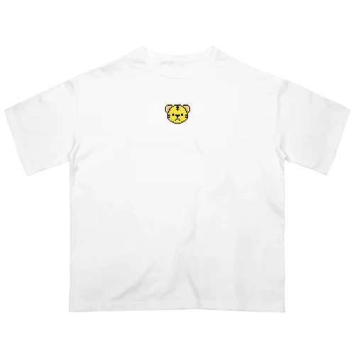 トラ　ドット絵 Oversized T-Shirt