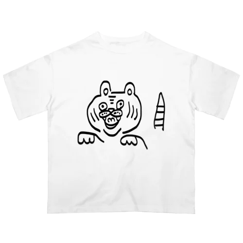 トラ Oversized T-Shirt