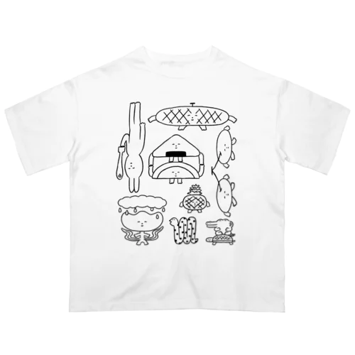 のびたりちぢんだり オーバーサイズTシャツ