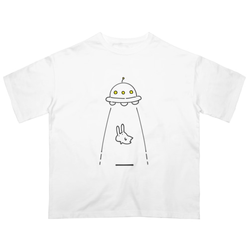 UFOにつれてかれるうさぎ Oversized T-Shirt