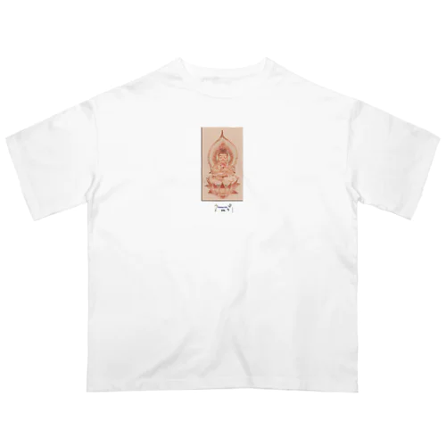 五百幼童経の世界 仏画 008：Buddha A3-2 003 オーバーサイズTシャツ