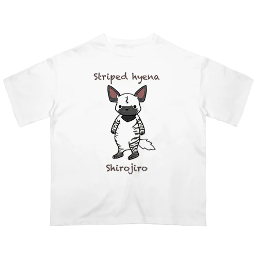 シマハイエナのシロジロー オーバーサイズTシャツ