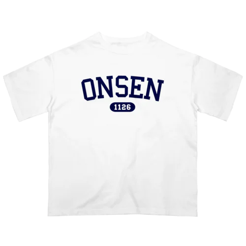 ONSEN 1126（ネイビー） オーバーサイズTシャツ