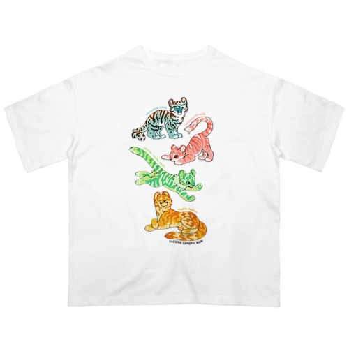 SWEET TIGERS Oversized T-Shirt