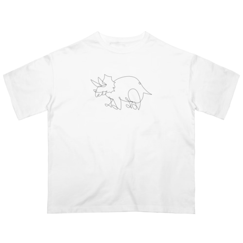 トリケラトプス Oversized T-Shirt