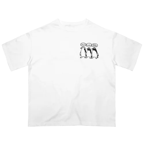 ユーディプテス属のペンギンたち1 Oversized T-Shirt