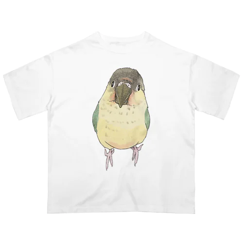 可愛いウロコメキシコインコちゃん【まめるりはことり】 Oversized T-Shirt