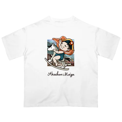 ナポレオンな赤ちゃん（ロゴ有り） オーバーサイズTシャツ