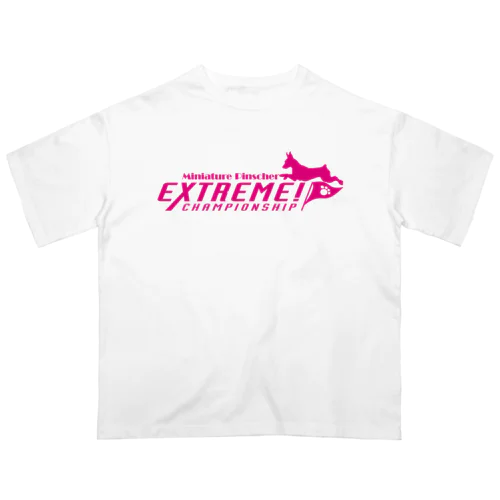 エクストリーム×ミニチュアピンシャー Oversized T-Shirt