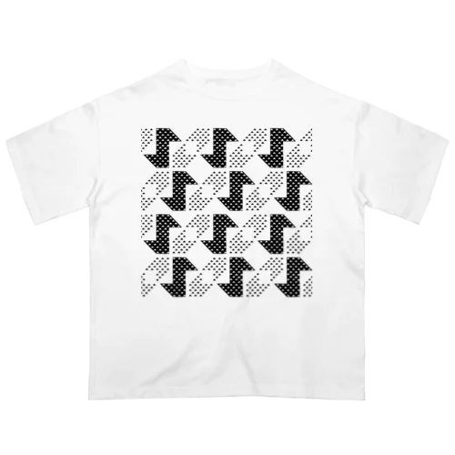 Clover & Nessie  BW  オーバーサイズTシャツ