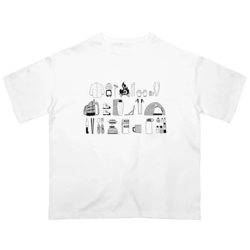 キャンプの道具A オーバーサイズTシャツ