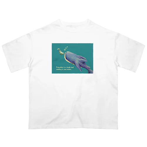 ジンベイザメとコバンザメ Oversized T-Shirt