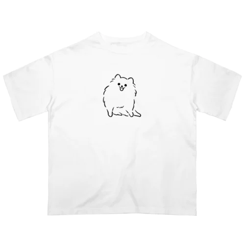 くったりポメラニアン オーバーサイズTシャツ