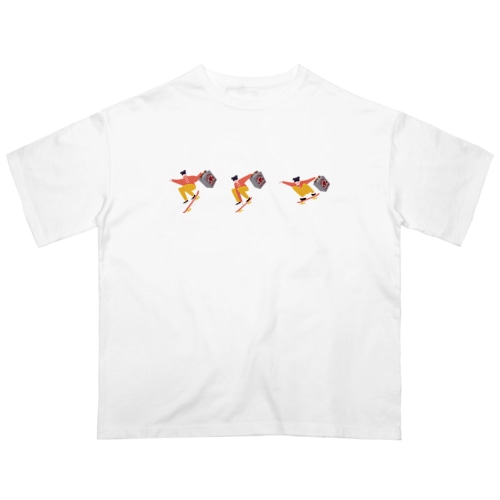 スケボーデリバリー【好好餃子楼】  Oversized T-Shirt