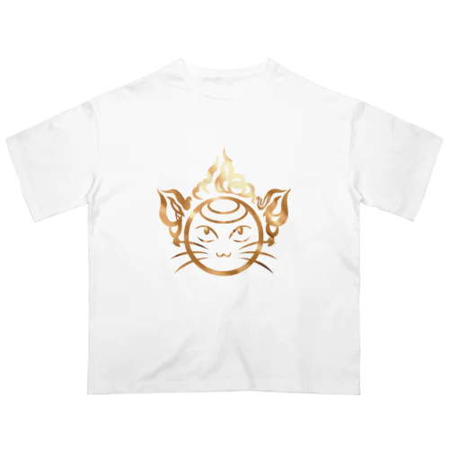 宝珠っぽい猫 オーバーサイズTシャツ