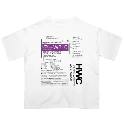 記号の見方（HWC） オーバーサイズTシャツ