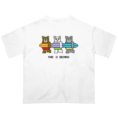 THE 3 BEARS(サーフィン) Oversized T-Shirt