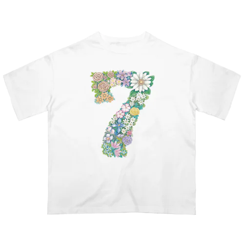 みちのそら7周年花7 Oversized T-Shirt