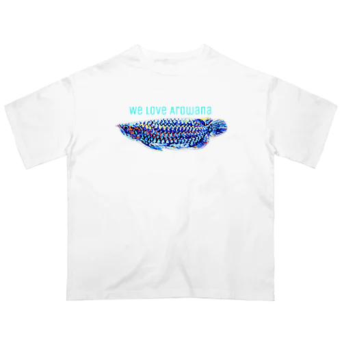 ブルータイプレッドアロワナ　by RA オーバーサイズTシャツ
