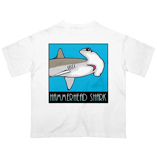 Hammerhead shark(撞木鮫) Oversized T-Shirt