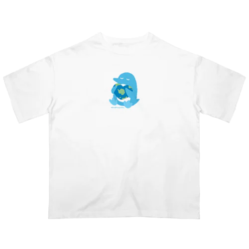 【寄付つき】#WorldPenguinDay（片面プリント） Oversized T-Shirt